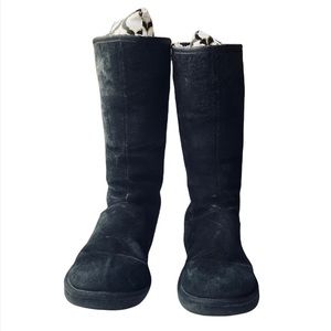 UGG Women's Knightsbridge Suede Lined Winter Zip Up Boots Classic Tall